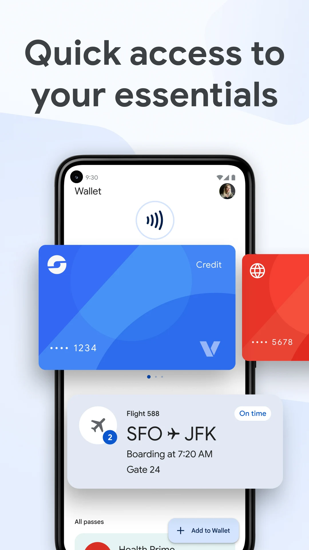 Google Wallet screenshot